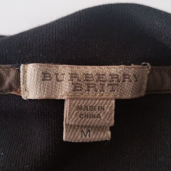 Burberry Cotton 1/4 Zip Sweater - Picture 4 of 5